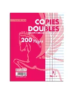 Double feuille 200 pages