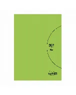 Cahier piqué 17x22cm SYS uni vert 80g