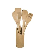 Set de 4 ustensiles de cuisine en bois