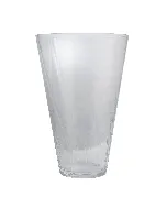 Vase en verre lisse