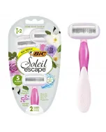 Rasoirs jetables 5 lames Soleil escape rose et Magnolia