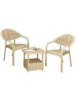 Set de jardin en bambou